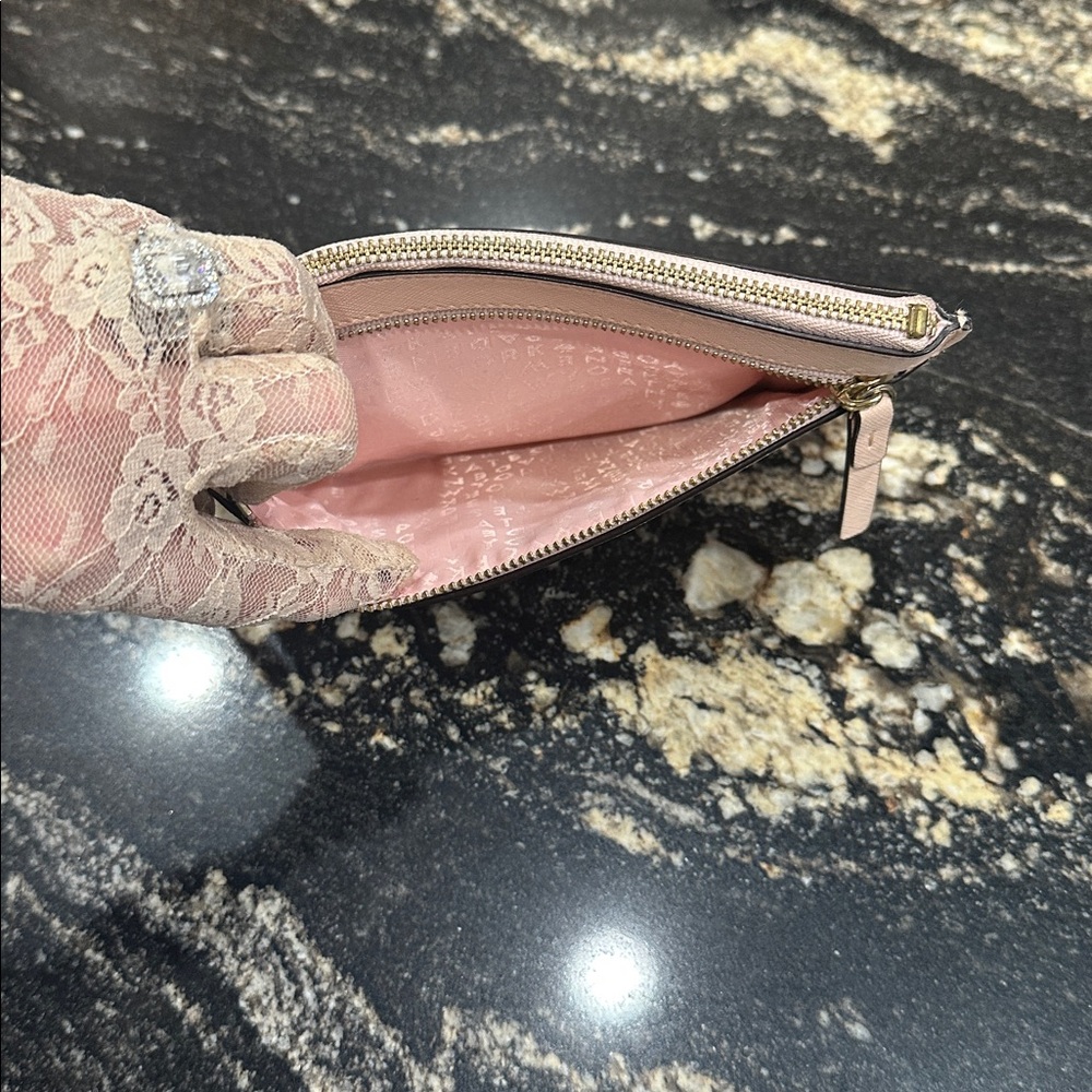 kate spade Blush Pink Saffiano Leather Wristlet - Picture 4 of 6